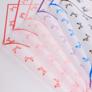 bow flower packaging paper