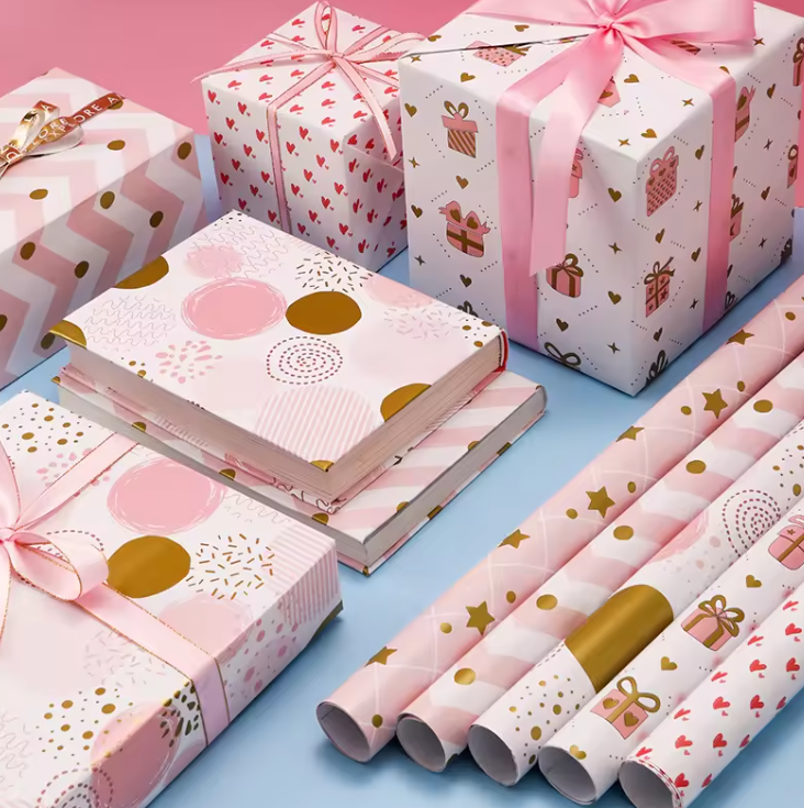 gift wrapping paper