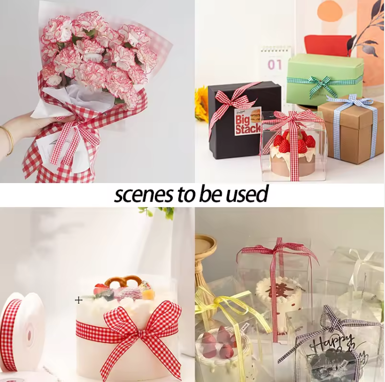 10mm checkered ribbon 10mm checkered ribbon