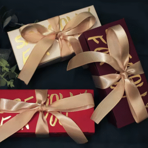 chocolate candy cardboard wedding gift box