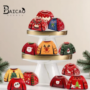 christmas creative sweater shaped candy box