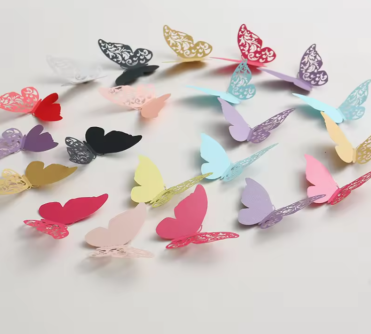 3d butterfly decorative stickers 3d butterfly decorative stickers