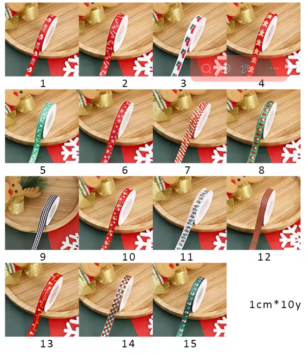 1 centimeter 10 yard roll christmas ribbon 1 centimeter 10 yard roll christmas ribbon